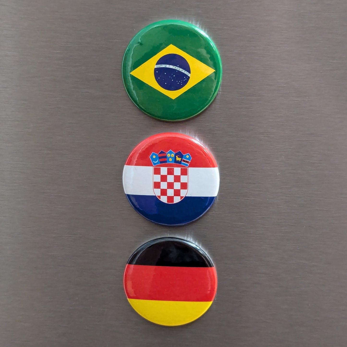 Flaggen-Magnet oder Ansteck-Button | Flaggen der Welt | 4cm
