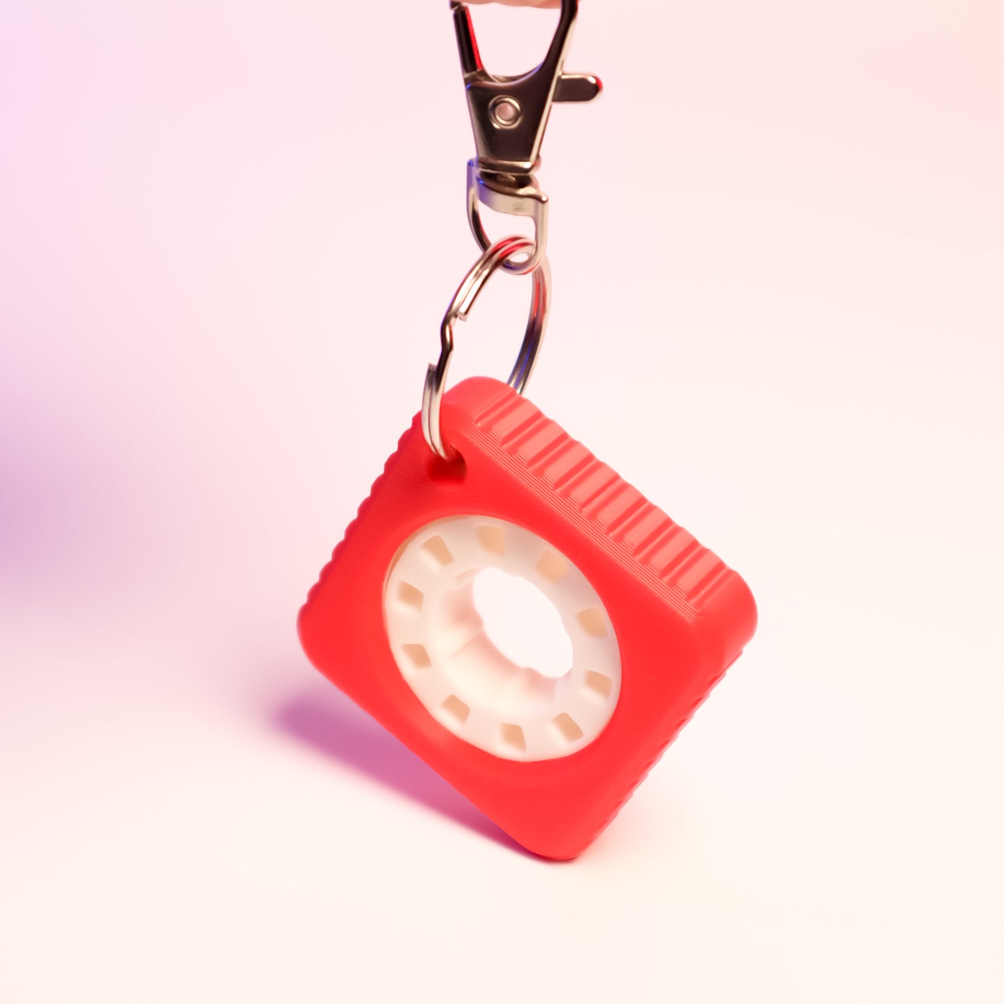 Retro kaseta fidget privjesak za ključeve – rotirajuća sredina za oslobađanje od stresa