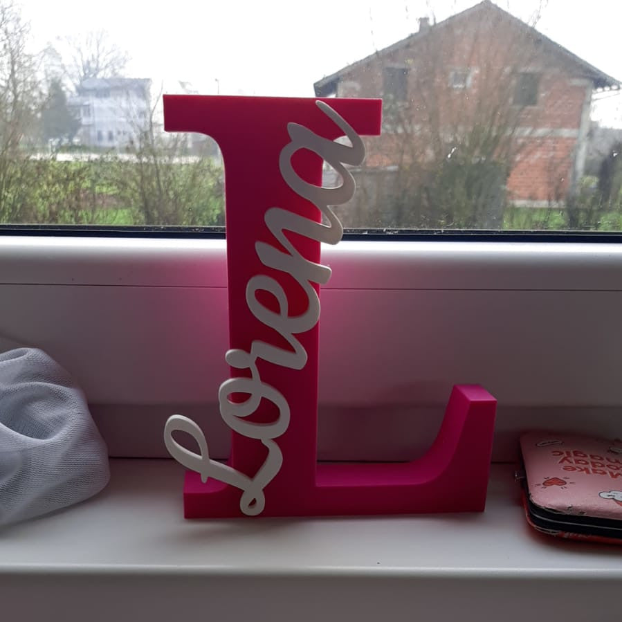 Personalizirano slovo imena – Prilagođeni inicijali s imenom