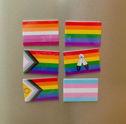 Magnet za hladnjak sa zastavom ponosa | LGBTQ+ kolekcija zastava | 8×5cm