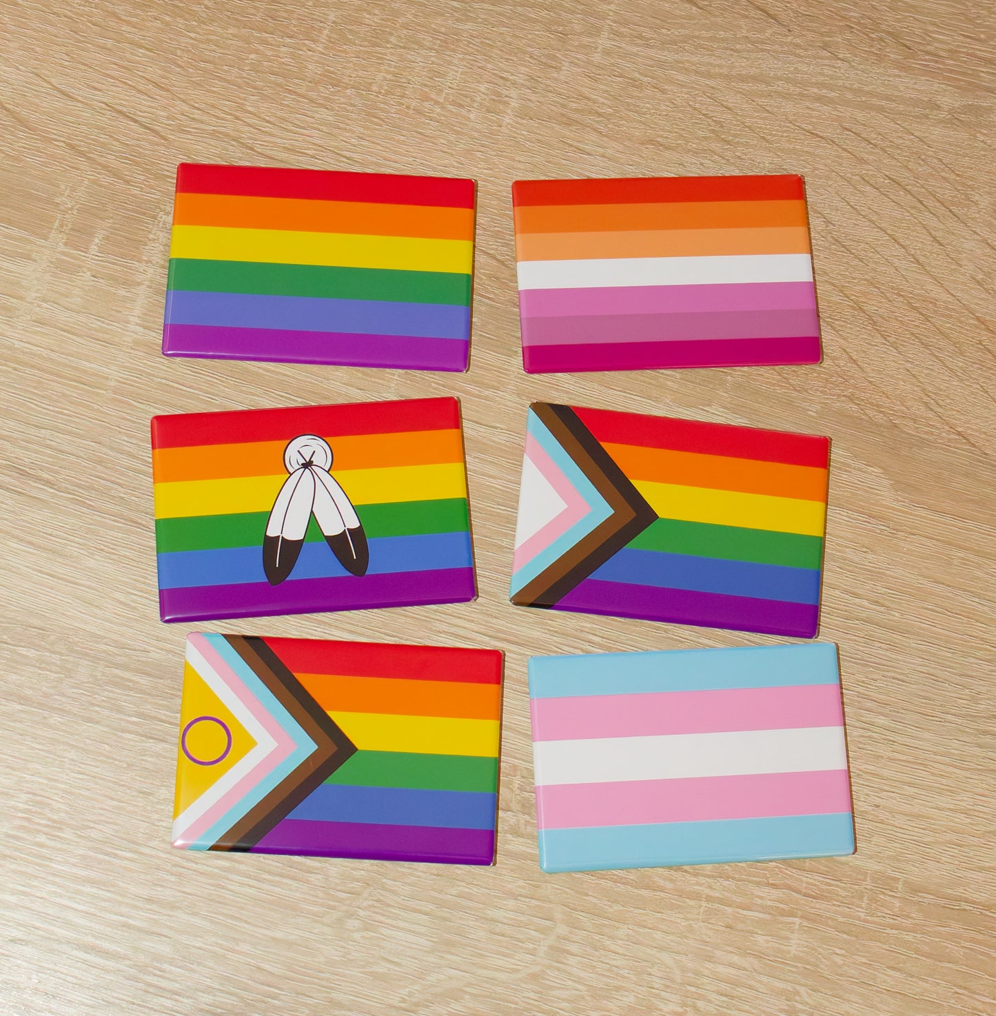 Magnet za hladnjak sa zastavom ponosa | LGBTQ+ kolekcija zastava | 8×5cm