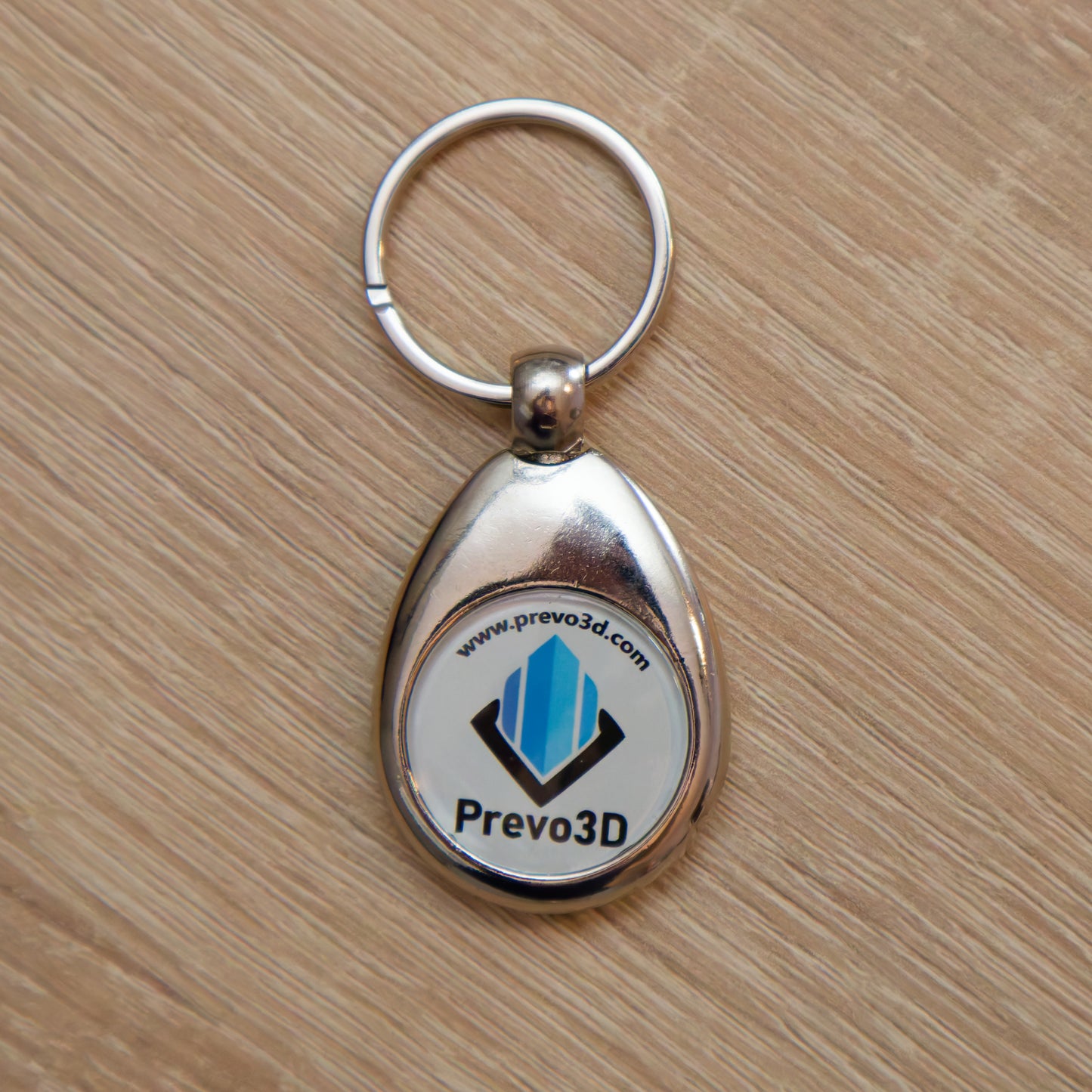 Personalized Photo or Logo Keychain | Shopping Cart Token Keyring | 25mm (1in) Round Insert