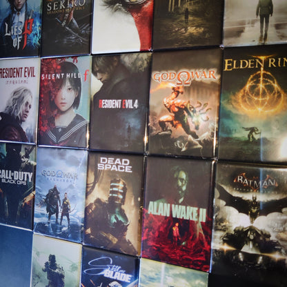 Personalisierter Gaming-Kühlschrankmagnet mit Poster deines Lieblingsspiels | 8×5cm