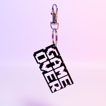 8-Bit retro gaming privjesak za ključeve | Insert Coin • Game Start • Game Over