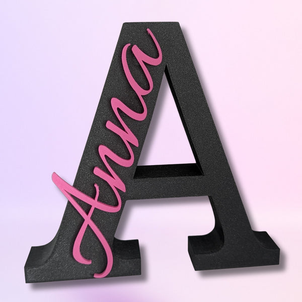 Personalized Letter with Name | Nursery & Kids Room Decor | 17cm (6.7in)