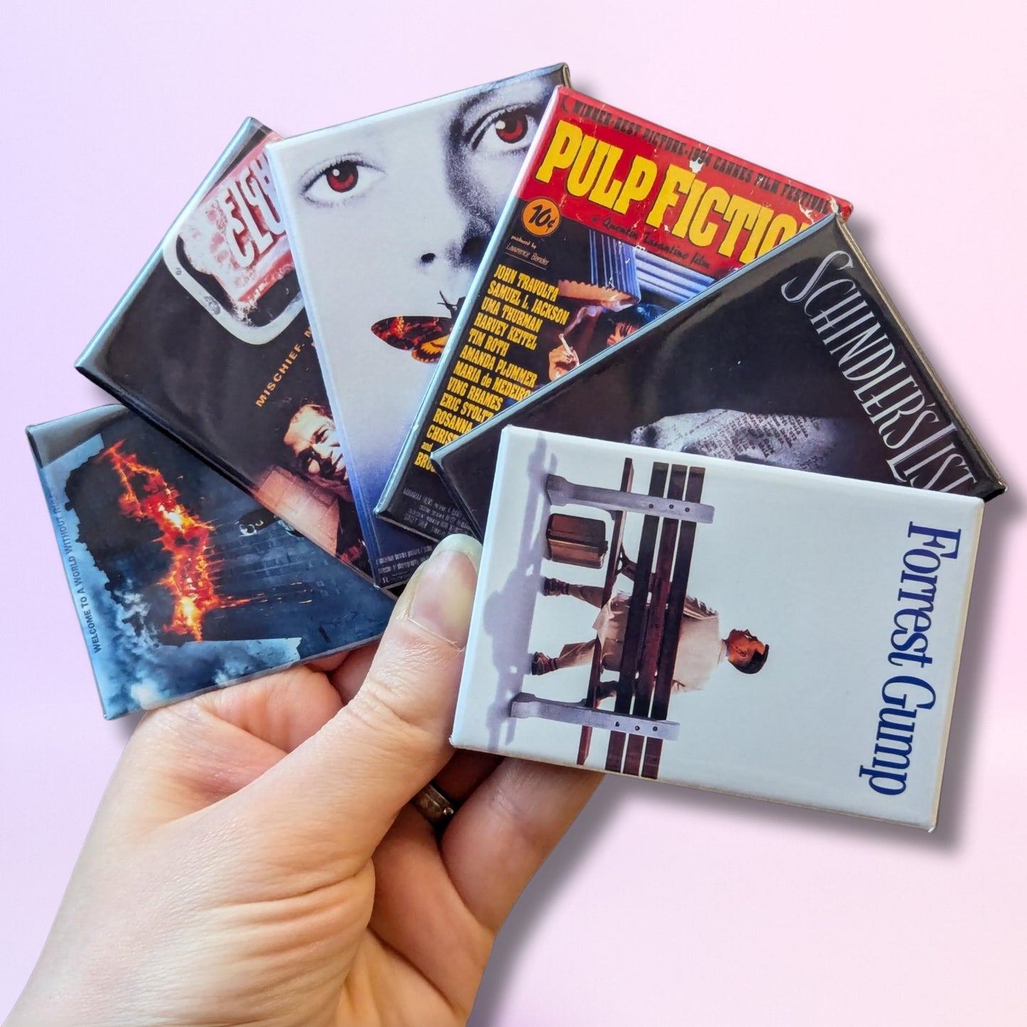 Personalisierter Film-Kühlschrankmagnet | Dein Lieblingsfilm-Poster | 8×5cm
