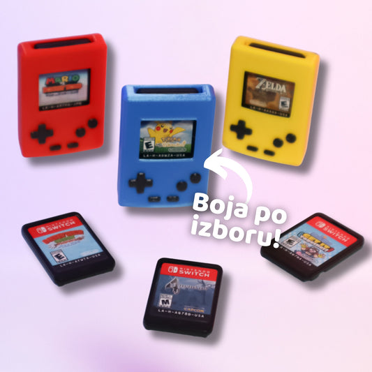 Držač kartica za Nintendo Switch u stilu Game Boya