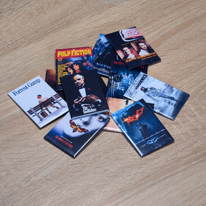 Personalisierter Film-Kühlschrankmagnet | Dein Lieblingsfilm-Poster | 8×5cm