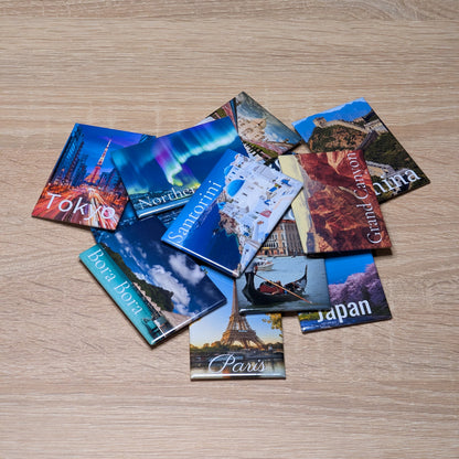 Personalizirani magnet za hladnjak s popularnim lokacijama | 8x5 cm