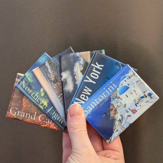 Personalizirani magnet za hladnjak s popularnim lokacijama | 8x5 cm