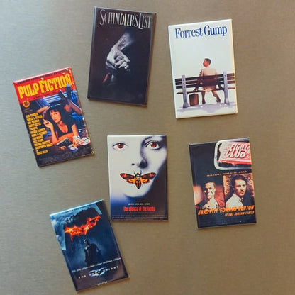 Personalisierter Film-Kühlschrankmagnet | Dein Lieblingsfilm-Poster | 8×5cm
