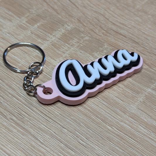 Privjesak za ključeve s imenom po narudžbi – Personalizirajte bilo kojim imenom