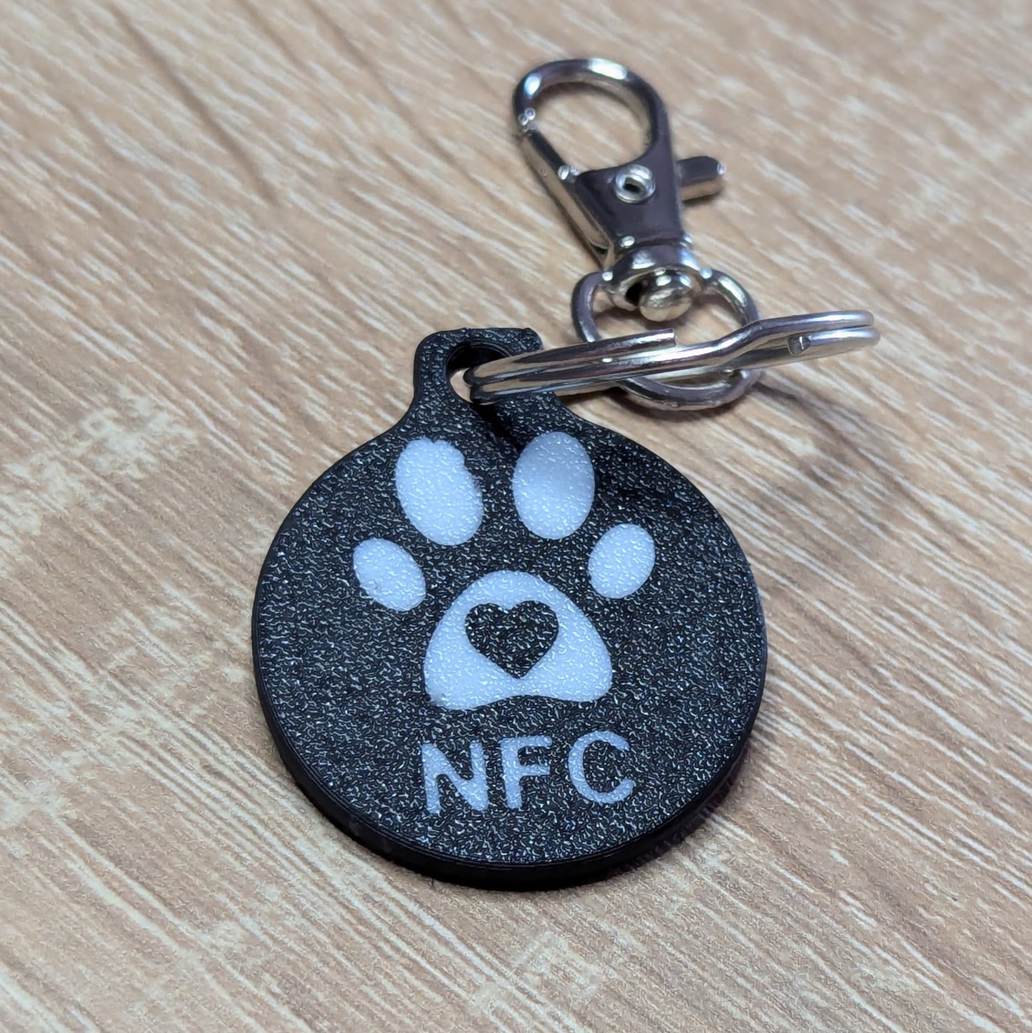 Smart NFC Pet Tag | Tap for Contact Info | Pet Collar ID Tag