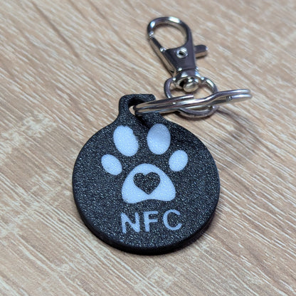 Smart NFC Pet Tag | Tap for Contact Info | Pet Collar ID Tag