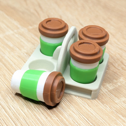 Mini magneti za hladnjak u obliku šalica za kavu | Set od 5 komada