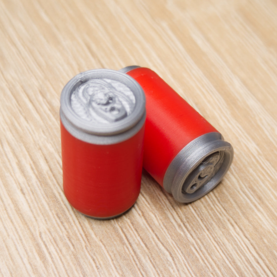 Mini magneti za hladnjak u obliku limenki | Set od 6 komada sa gajbicom