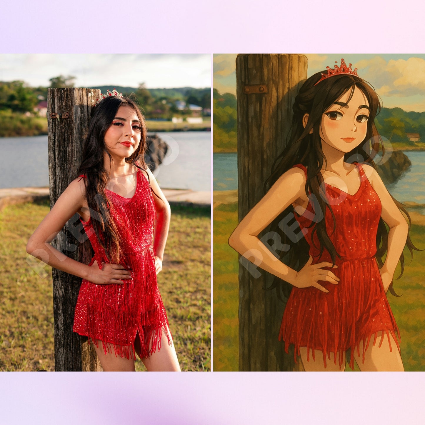 Dein Foto als magischer Anime-Magnet | Personalisierter Fotomagnet | 8×5cm