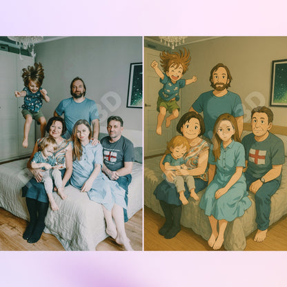 Dein Foto als magischer Anime-Magnet | Personalisierter Fotomagnet | 8×5cm