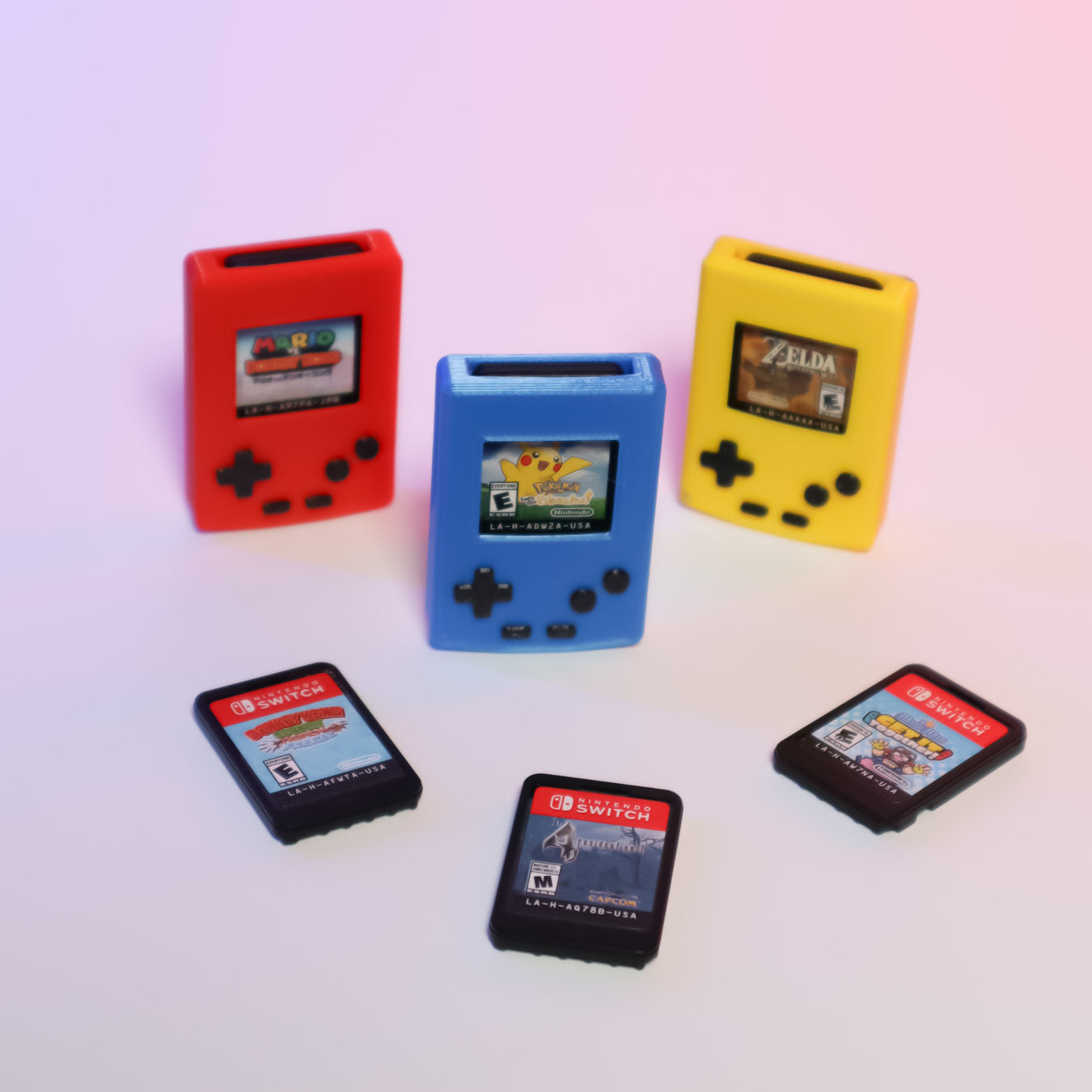 Retro držač kartice za Nintendo Switch | Handheld konzola stil
