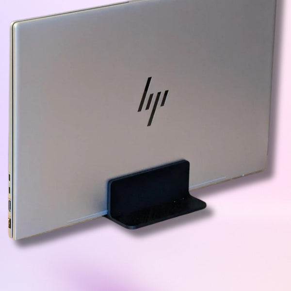 Minimalist Vertical Laptop Stand | Modern Space-Saving Desk Holder