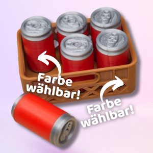 Mini-Bier- & Limonadendosen-Kühlschrankmagnete | 6er-Pack in Kiste | Lustiger und einzigartiger Magnet