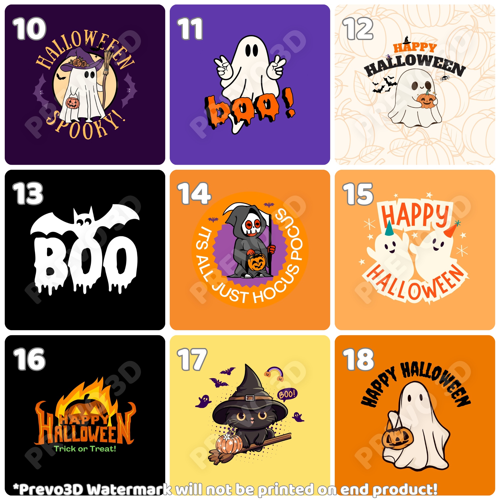 Halloween Fridge MAGNETS or Pin BUTTONS | 38mm (1.5") - Image 3