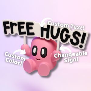 Mimo the Sign Guy | Interchangeable Cake Topper & Sign Holder