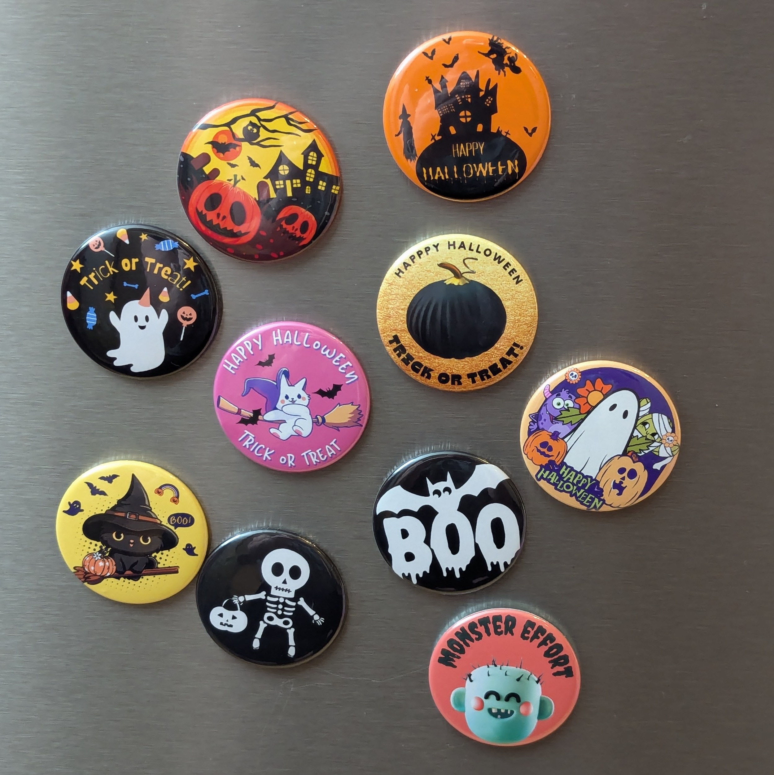 Halloween Fridge MAGNETS or Pin BUTTONS | 38mm (1.5") - Image 7