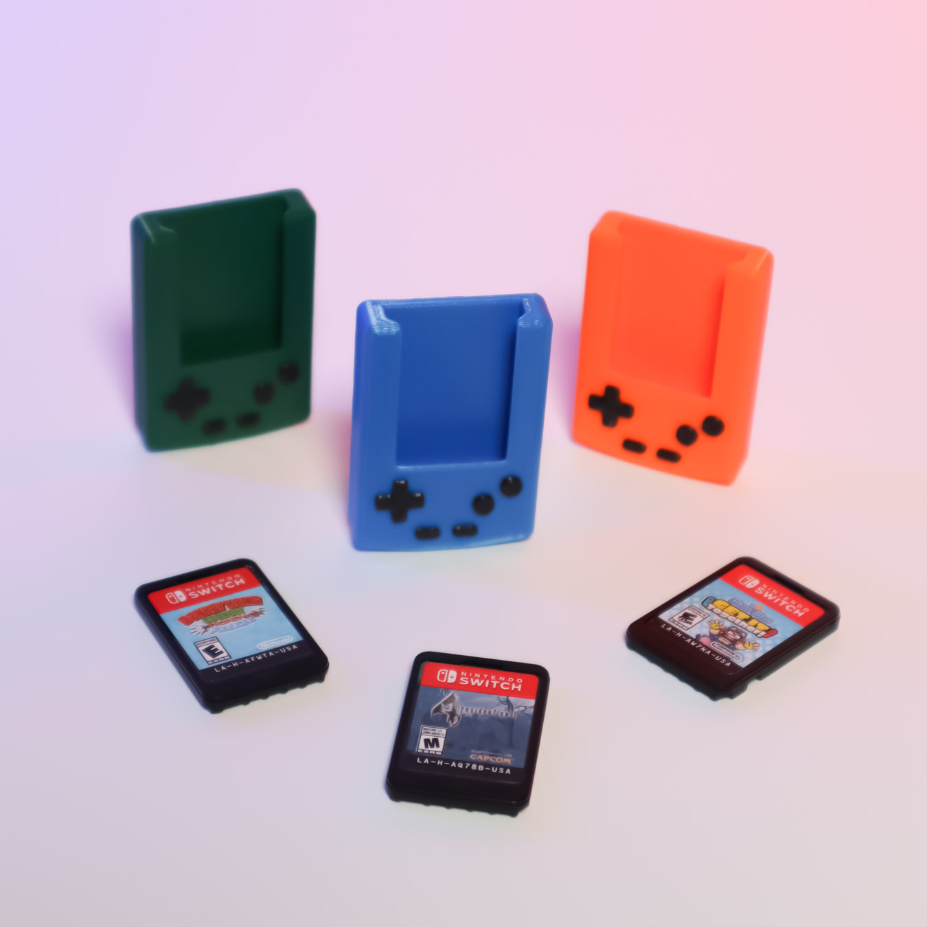 GameBoy Style Nintendo Switch Game Card Holder | Retro 3D Printed Case for 1 Card - Image 5