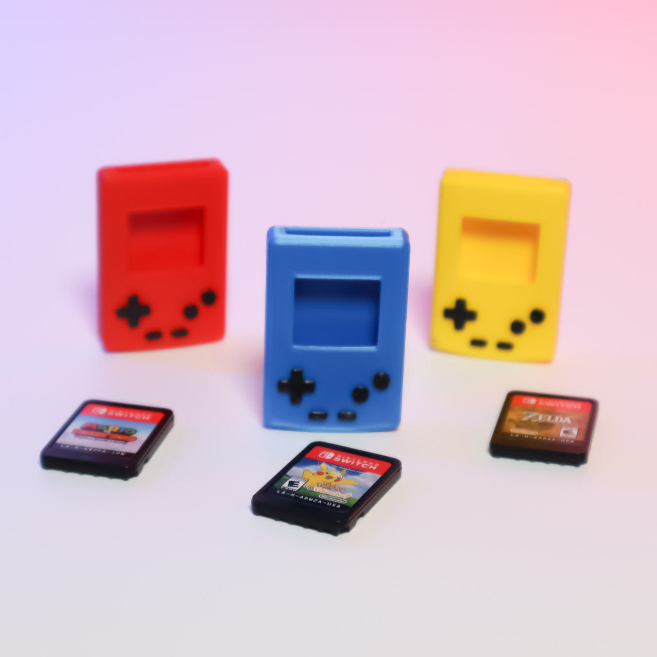GameBoy Style Nintendo Switch Game Card Holder | Retro 3D Printed Case for 1 Card - Image 3